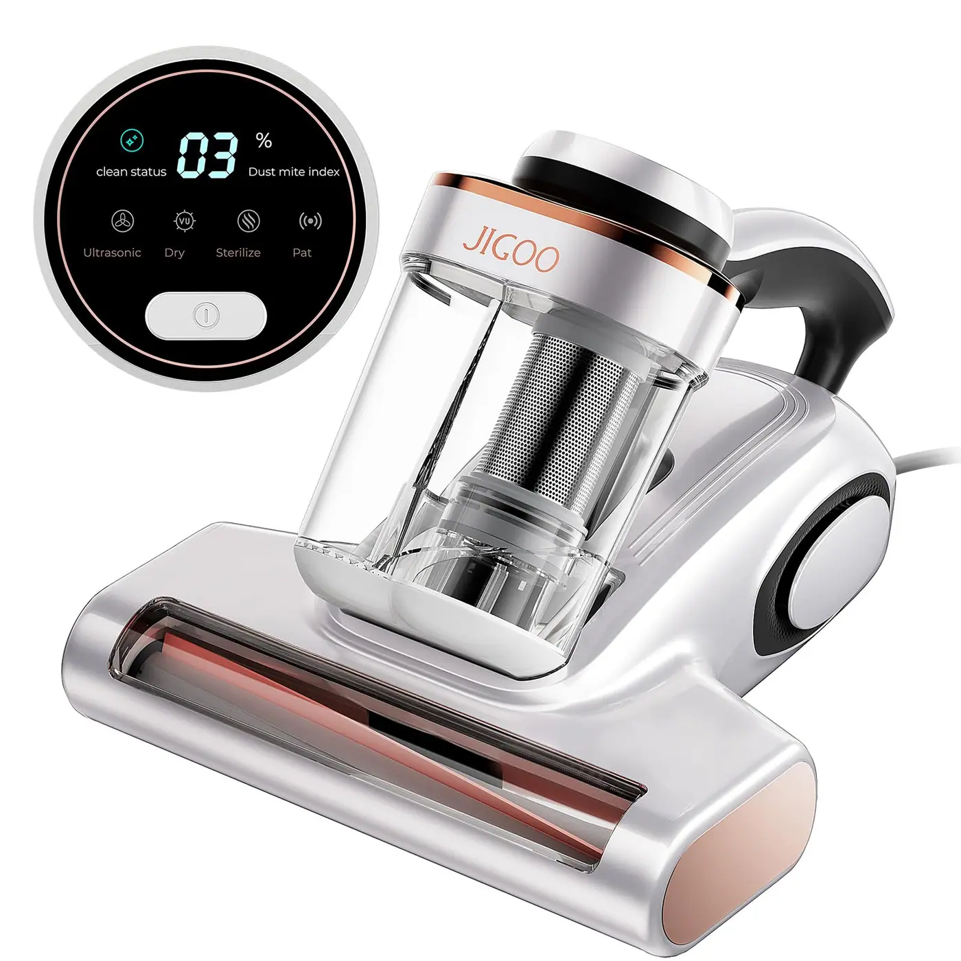 Jigoo J300 Mattress Vacuum in White