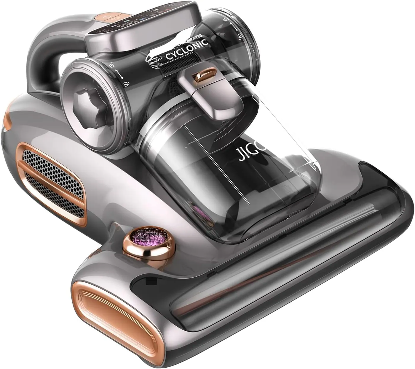 Gray Jigoo T600 mattress vacuum