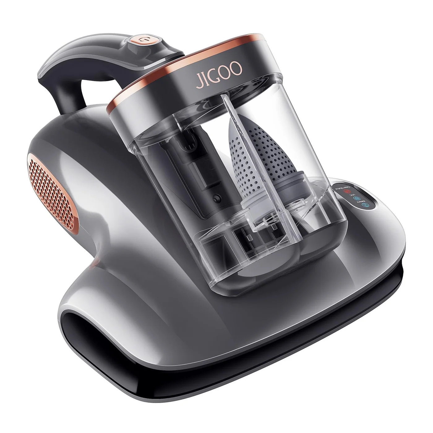 Gray Jigoo S100 Cordless mattress vacuum